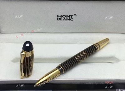 Buy Replica Mont Blanc Starwalker Fineliner Pen AAA+ / Gold Vertical stripes